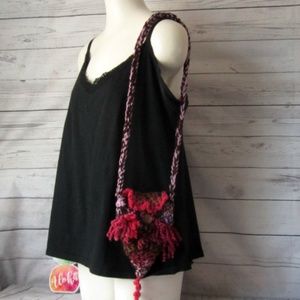 Festival Fairy Bag Rust  Purple Brown OOAK